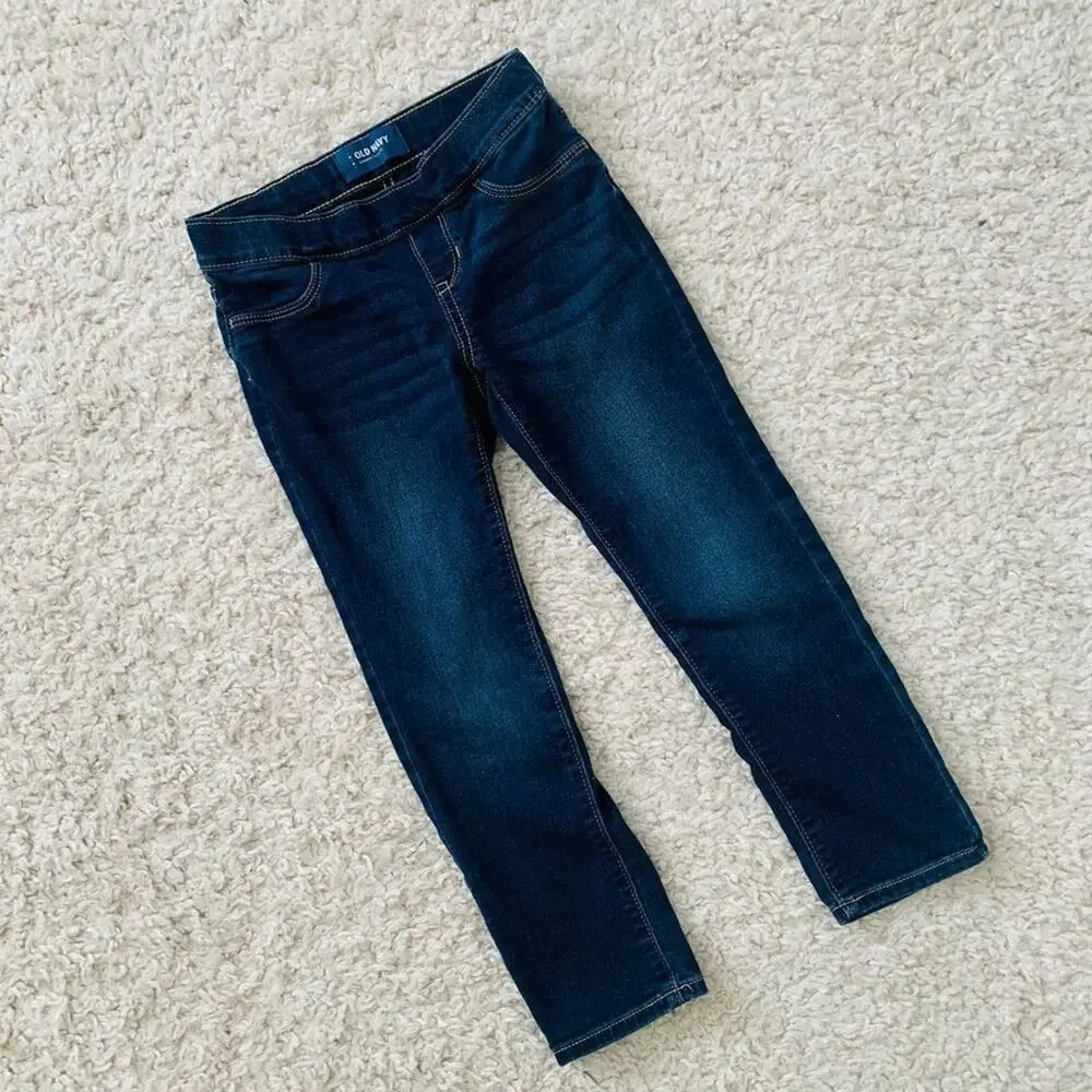 Old Navy Girls Skinny Denim Jeans Adjustable size 6/7
